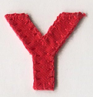 MOTIF RED LETTER Y 5192