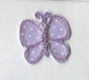 MOTIF POLKA DOT BUTTERFLY LILAC 5199