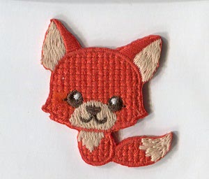 MOTIF FOX ORANGE/BEIGE 5205