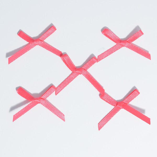 3mm Single Satin Bows 175