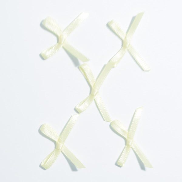 3MM SINGLE SATIN BOWS 617