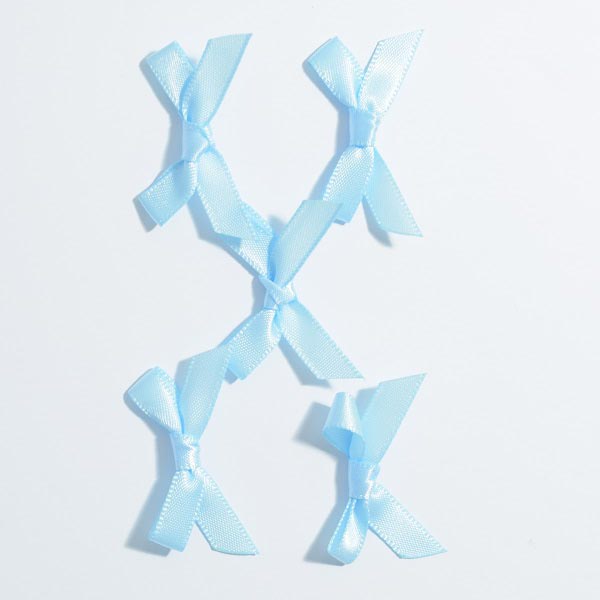 6MM SINGLE SATIN BOWS 305