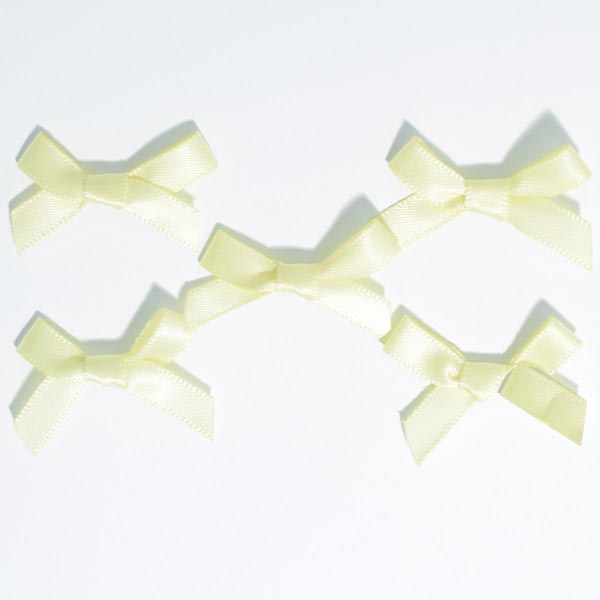 6MM SINGLE SATIN BOWS 617