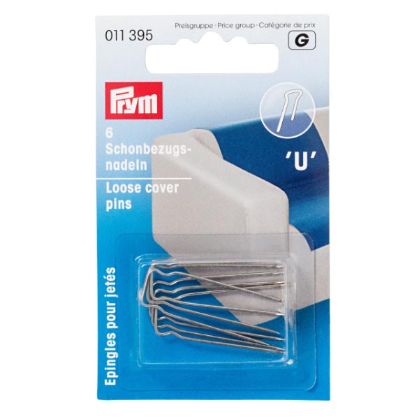LOOSE COVER PINS BRASS U SHAPED SILVER 011398