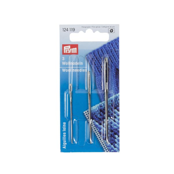 WOOL AND TAPESTRY NDLS NO. 1,3,5 STEEL SIL 124119
