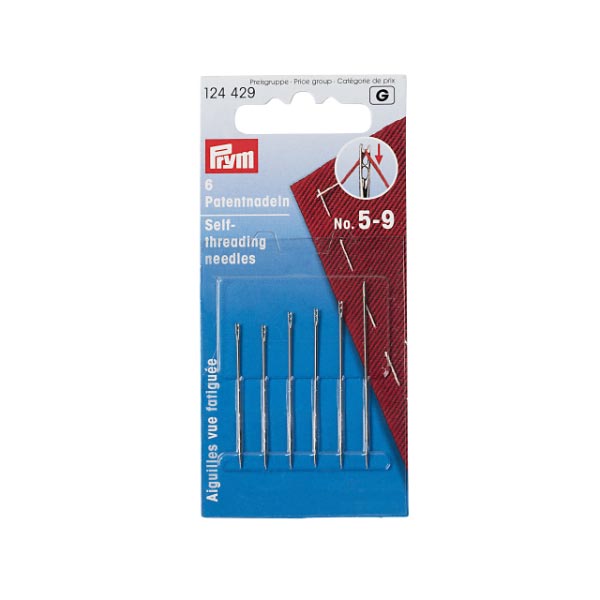 SELF-THREADING NDLS. NO.5-9 ASSTD W. SPLIT 124429