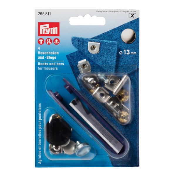 RIVET HOOKS & BARS PLIERS/HAMMER 13MM 265811