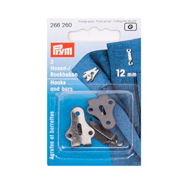 TROUSER AND SKIRT HOOKS/BARS STEEL BLK 12M 266260