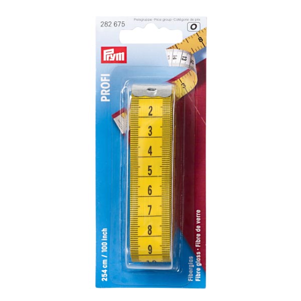 TAPE MEASURE PROFI FIBREGLASS 254CM 100" 282675