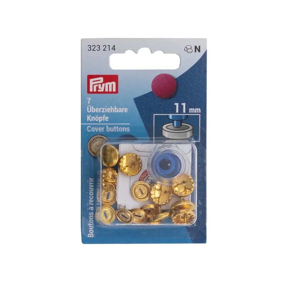 COVER BUTTONS BRASS 11MM 323214