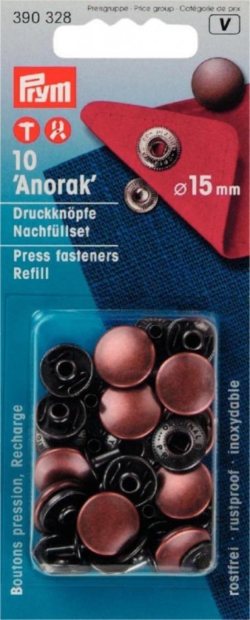 REFILL PACK BRASS 15MM ANT COPPER 390328