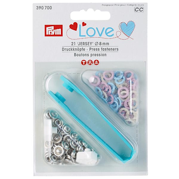 PRYM LOVE PRESS FASTERNER JERSEY 8MM 390700