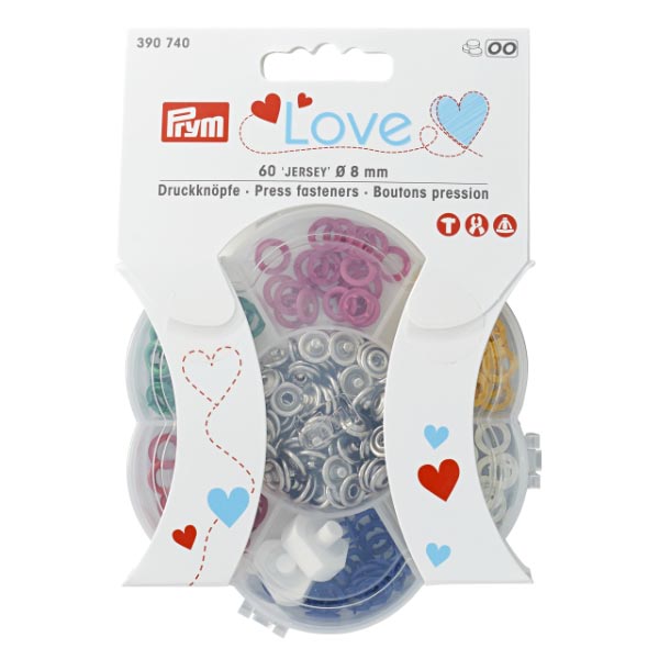 PRYM LOVE JERSEY SNAP FASTENERS 390740
