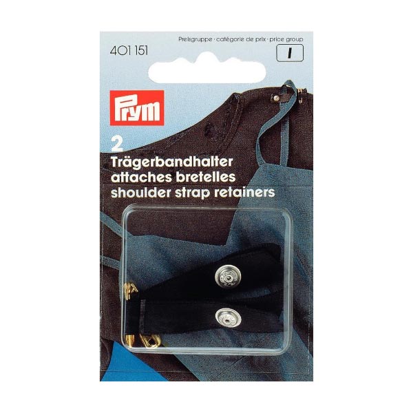 SHOULDER STRAP RETAINERS WITH SAFETY PIN B 401151