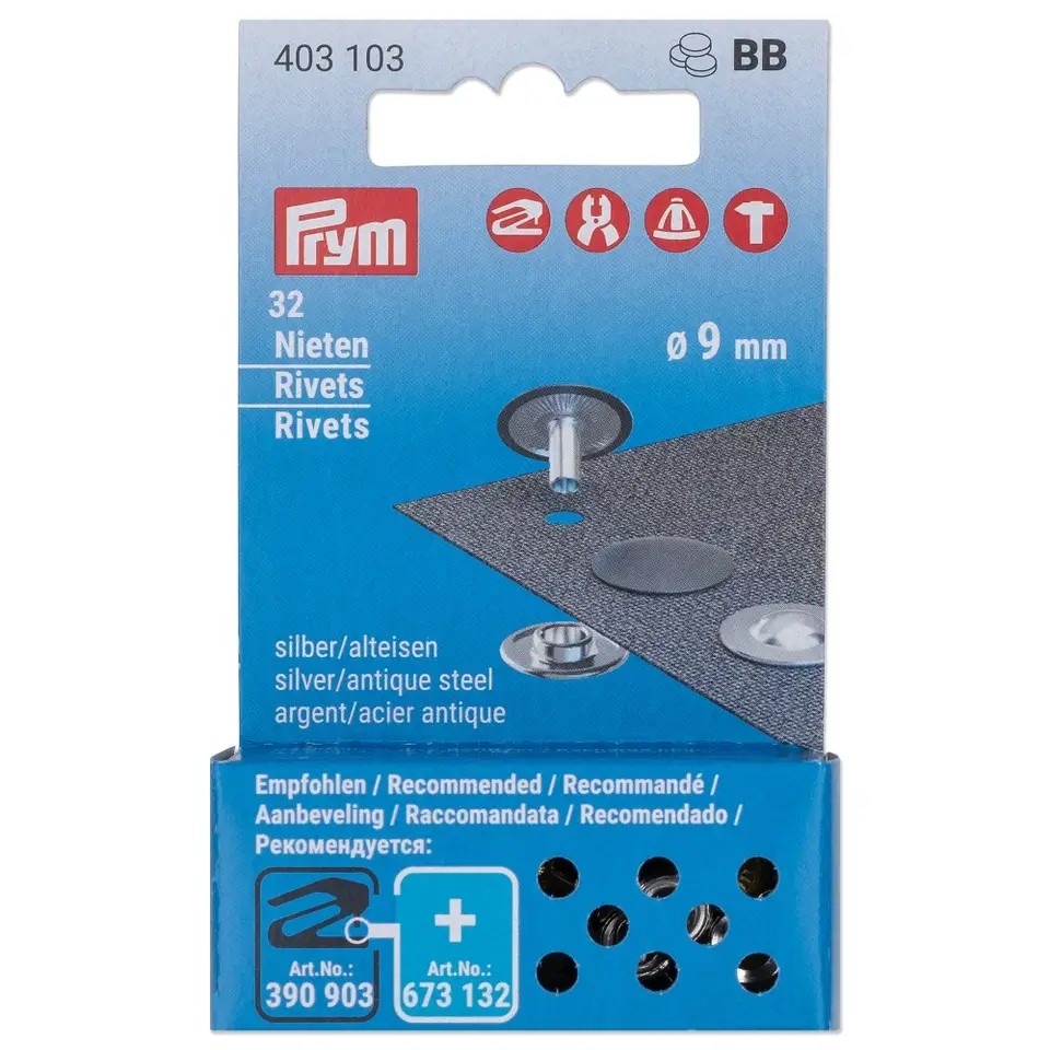 NS REFILL RIVETS 9MM ANTSTEEL 32PC 403103