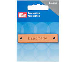 HANDMADE LABEL LEATHER NATURAL RECTANGLE 403795