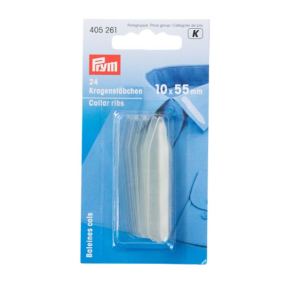 LAR RIBS PLASTIC 10 X 55MM TRANSPARENT 405261