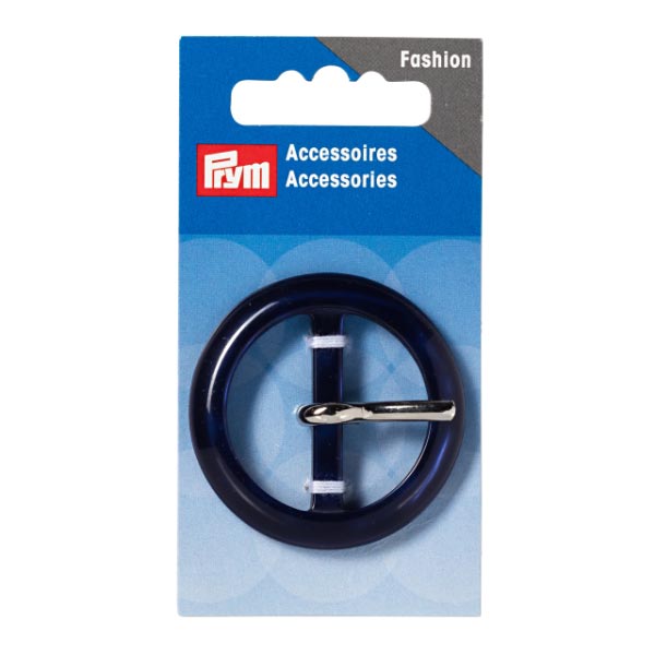 BUCKLE FOR BELTS ROUND 30MM BLUE 416241