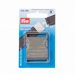 BELT BUCKLE 40MM SILVER COLOURED 416296