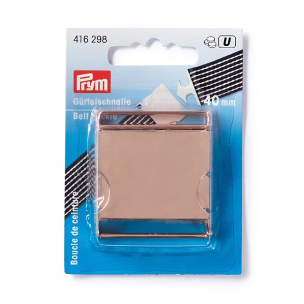 PRYM BELT BUCKLE 40MM ROSE GOLD 416298