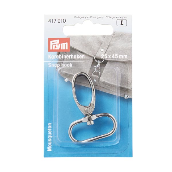 25MM SNAP HOOK SILVER 417910
