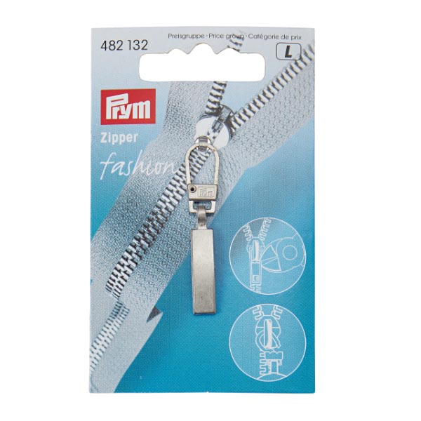 FASHION ZIPPER PULLERS CLASSIC METAL SILVE 482132