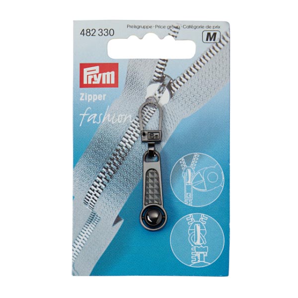 FASHION ZIPPER PULLER BALL STEEL-OURED 482330