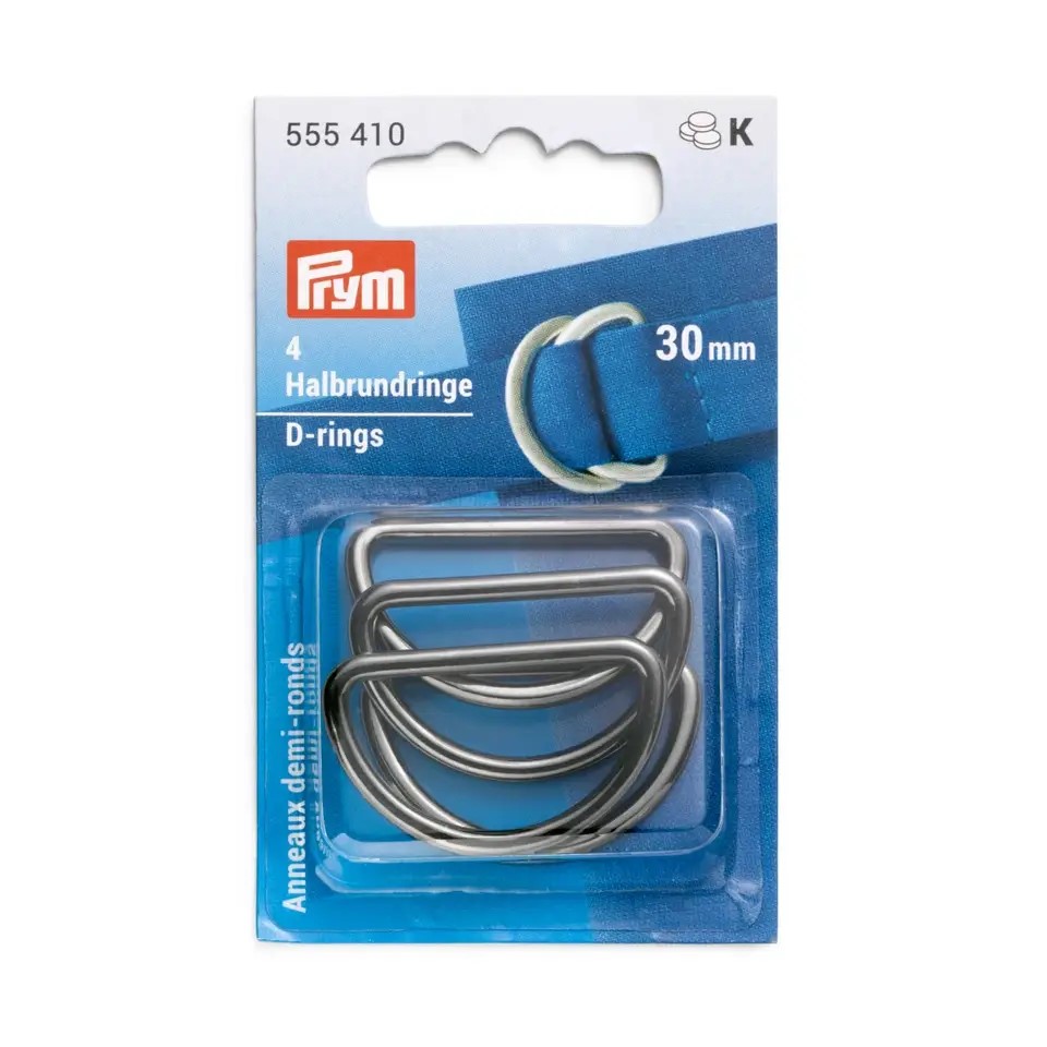 D-RINGS 30MM GUNMETAL 4PC 555410