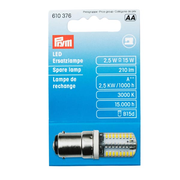 LED SPARE LAMP FOR SEWING MACHINE BAYONET 610376