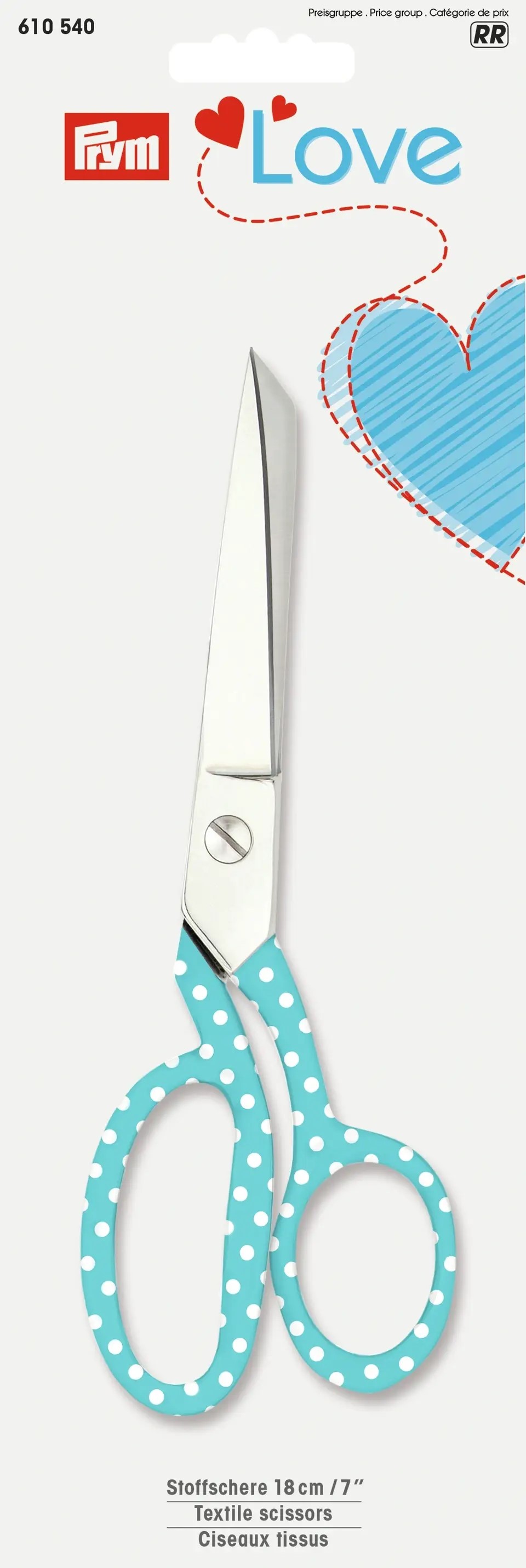 PL FABRIC SCISSORS ST 7" /18CM 610540