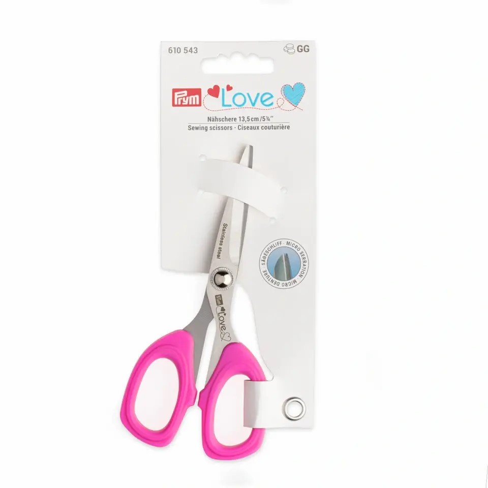 PL SEWING SCISSORS MICRO 5.25"/13.5CM PINK 610543