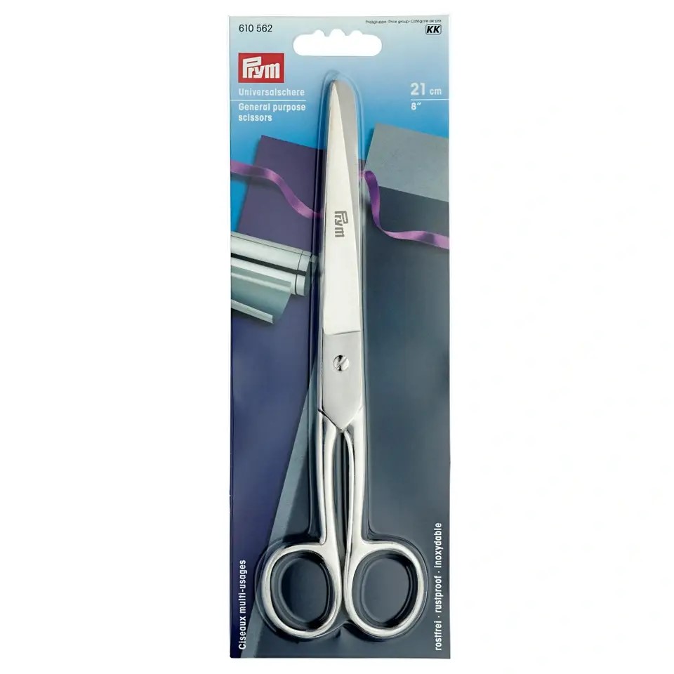 GEN PURPOSE SCISSORS FULL STEEL 8"/21CM 610562