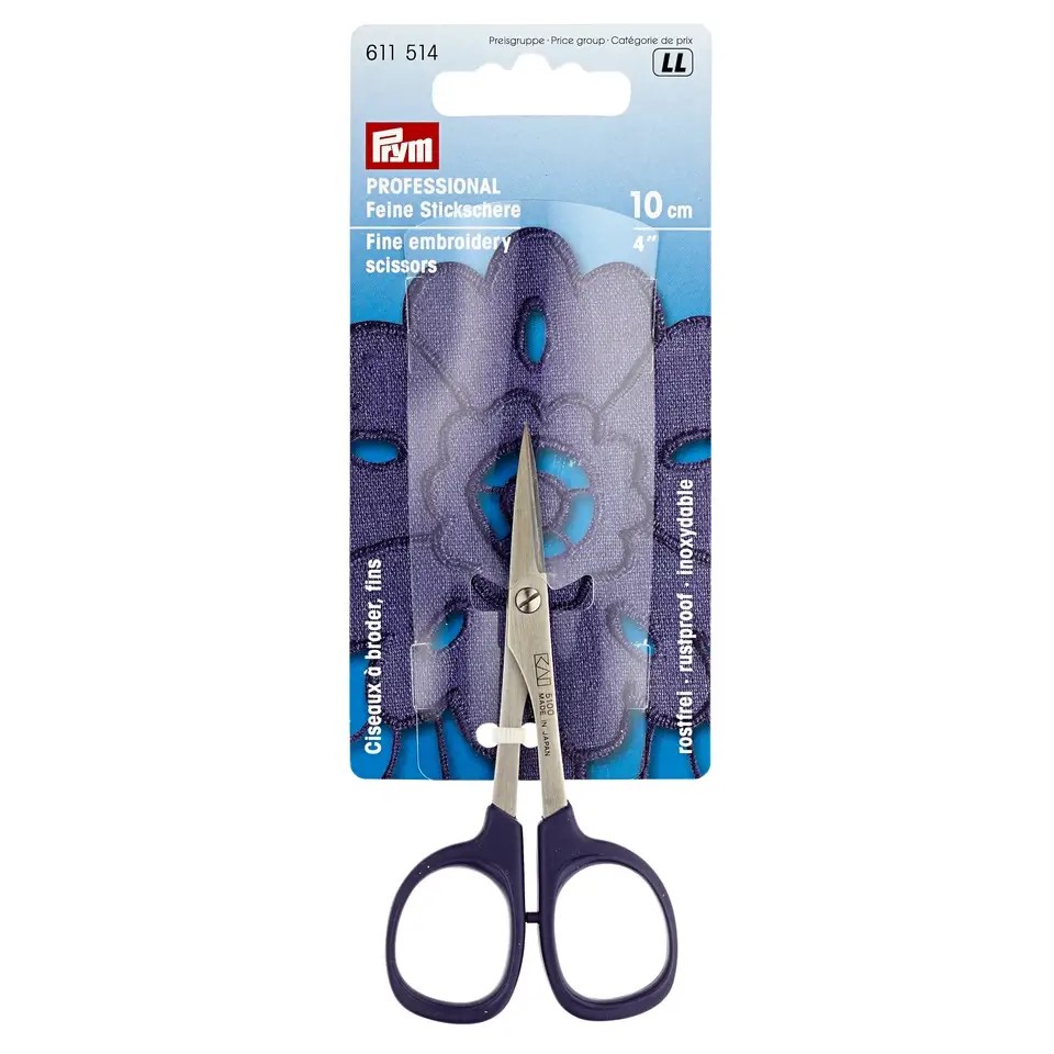 PROF EMBROIDERY SCISSORS HT 4"/10CM 611514