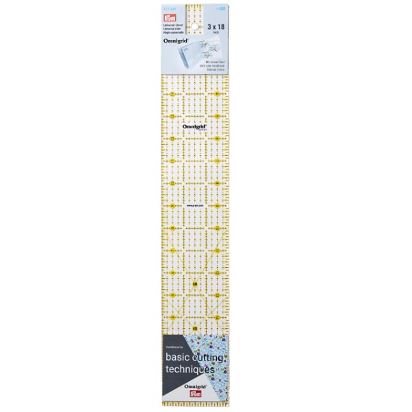 UNIVERSAL RULER" SCALE 3 X 18 OMNIGRID 611646