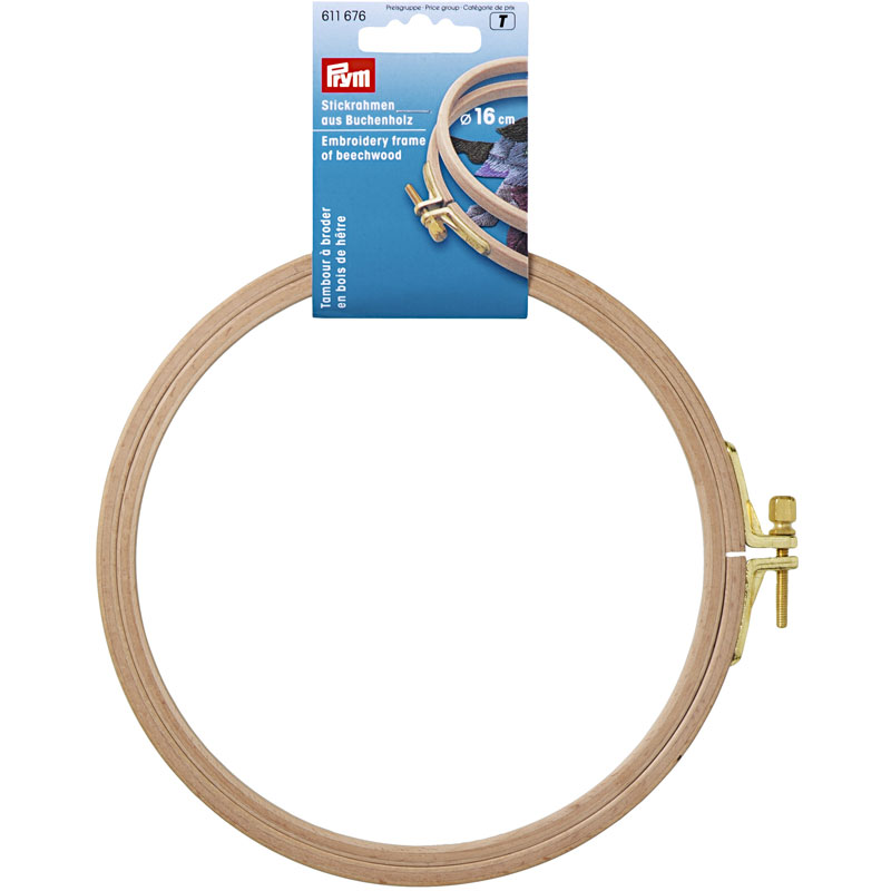 EMB FRAME POLI. BEECHWOOD W.SCREW 8MMX16CM 611676