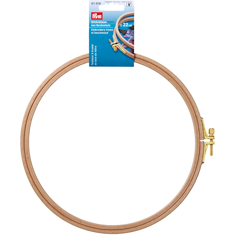 EMB FRAME BEECHWOOD W. SCREW 8MM X 22CM 611678