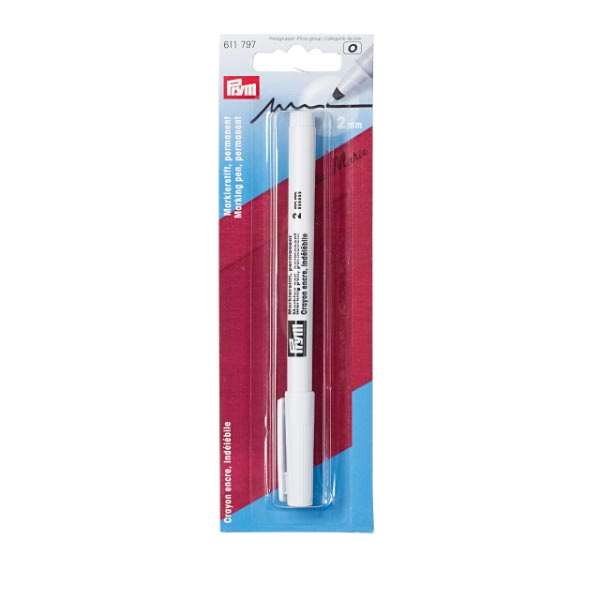 MARKING PEN 2MM PERMANENT BLACK 611797