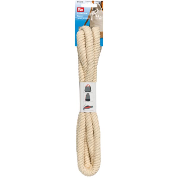 BAG CORD 11MM NATURAL WHITE 615770