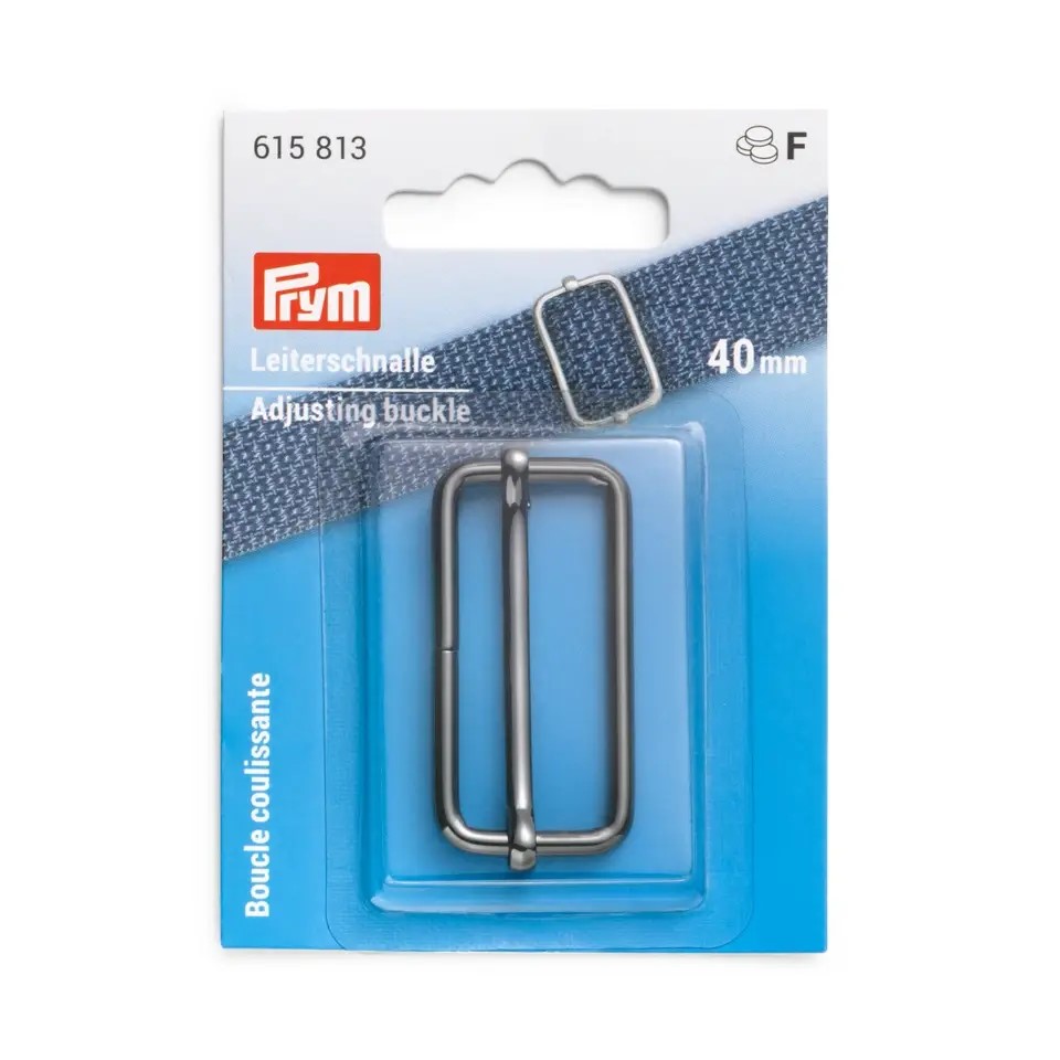 ADJUSTING BUCKLE 40MM GUNMETAL 1PC 615813