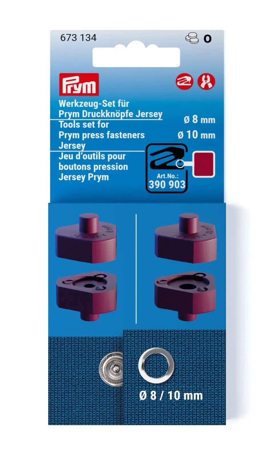 TOOLS SET PRESS FAST. JY 8+10MM 673134