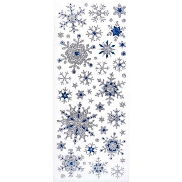 SIGNATURE OUTLINE GLITTER STICKERS SNOWF SNOWFLAKES 2