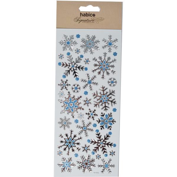 SIGNATURE OUTLINE GLITTER STICKERS SNOWF SNOWFLAKES