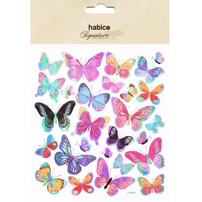 BUTTERFLIES STICKERS 10PCS 213010