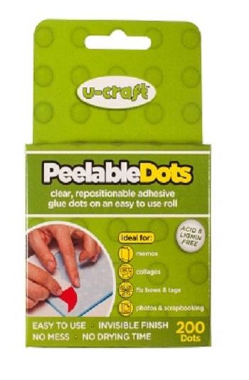 GLUE DOTS PEELABLE
