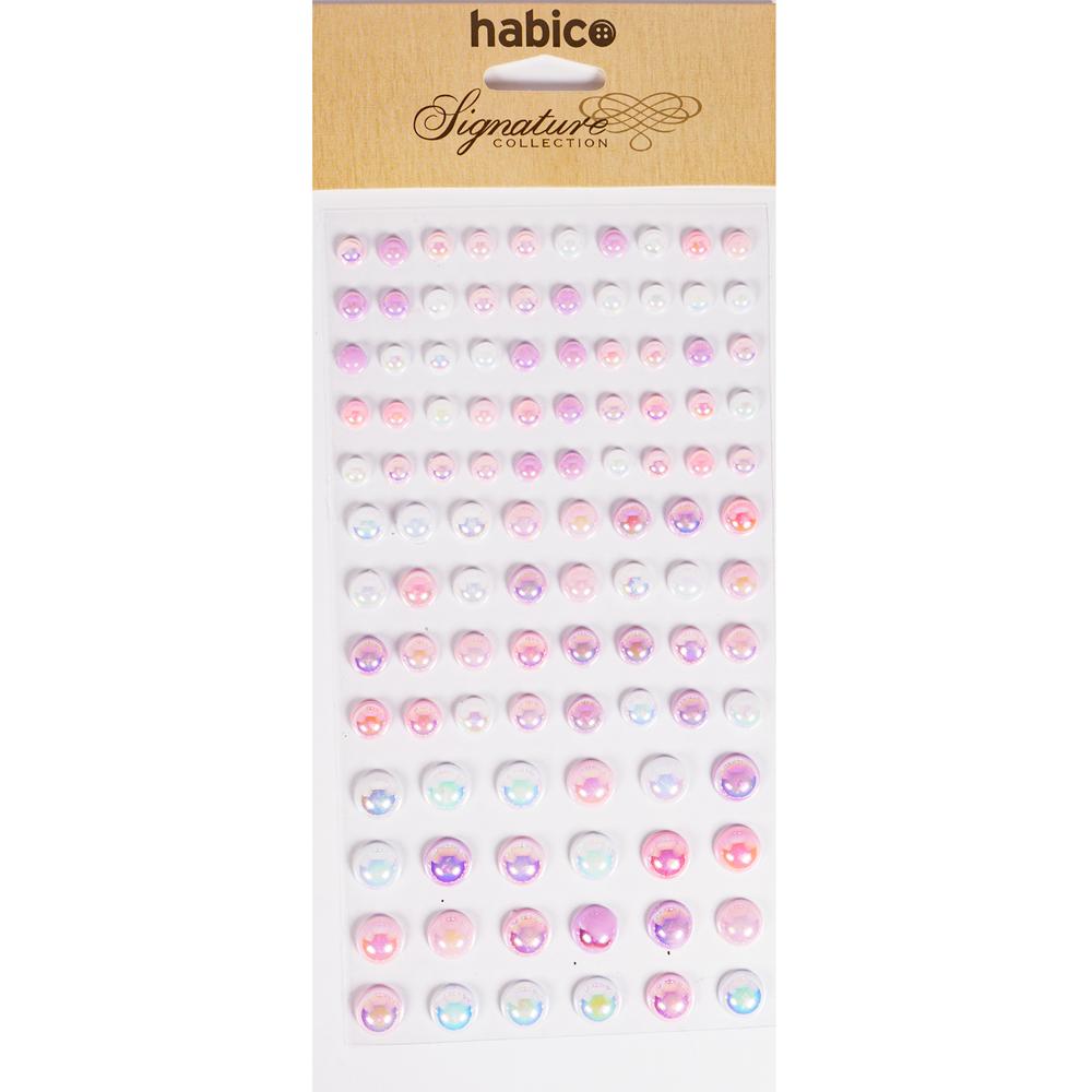 PEARL ROUND STICKER SHEET 106PCS