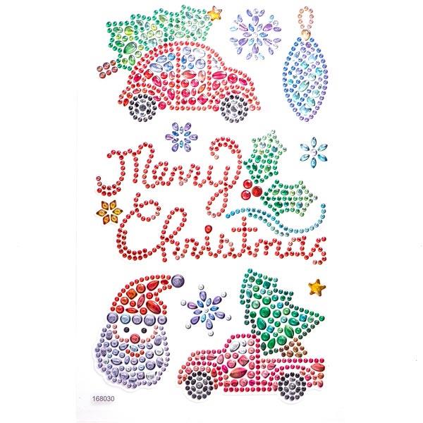 GEM STICKERS CARS /TRUCK CHRISTMAS  TREE 168030