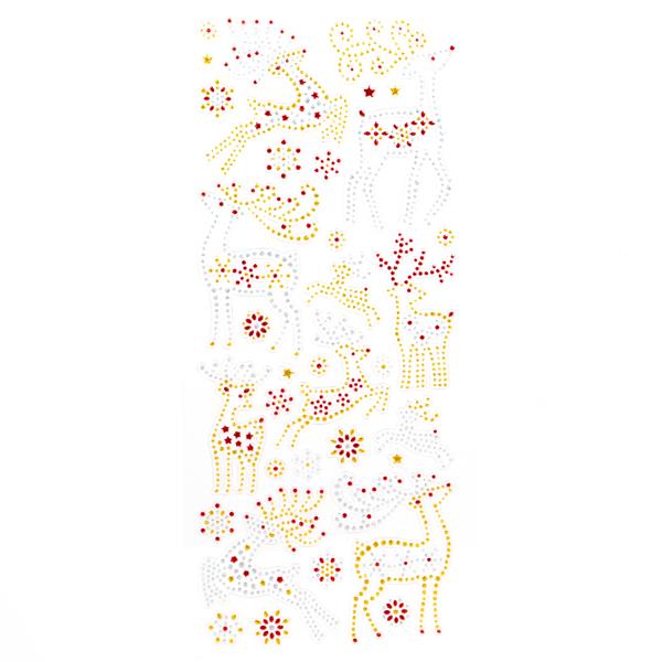 GEM STICKERS REINDEER 166007