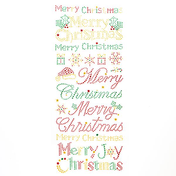 GEM STICKERS CHRISTMAS SENTIMENTS 166009