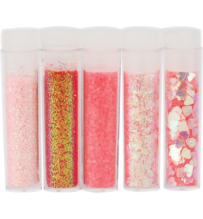 GLITTER SET PACK 5 ASSTD COLOURS 8603