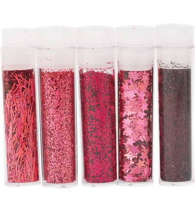 GLITTER SET PACK 5 ASSTD COLOURS 8608